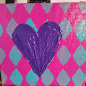 Purple Heart Canvas Art